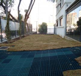 PERMEABLE AREA FOR CORPORATE BUILDING